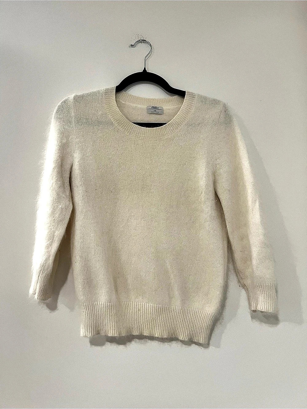 Wallace Rabbit Hair Crewneck Sweater Size Medium